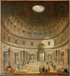 A Pantheon belseje, Róma
