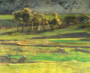 Giovanni Segantini (1858-1899), olaj, vászon, pólusnál