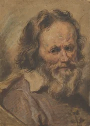 Szakállas ember feje, 1600-1630.