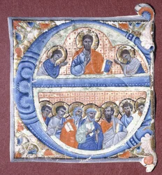 Krisztus megáldja az apostolokat, 1260-1270 körül
