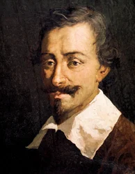 Johannes Tinctoris belga zeneszerző és teoretikus portréja, részlet