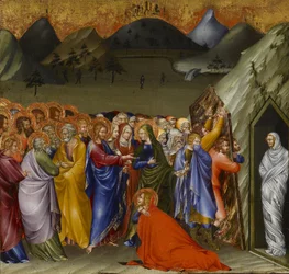 Lázár feltámasztása, 1426 (tempera és aranylevél a táblán)
