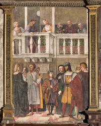 Az üveg csodája, a Szent Iskola, Szent Antal-bazilika (Szent Bazilika), Padova, Olaszország