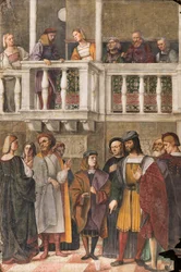 Az üveg csodája, a Szent Iskola, Szent Antal-bazilika (Szent Bazilika), Padova, Olaszország
