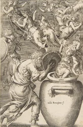 Epimétheusz kinyitja Pandóra szelencéjét, 1531-76