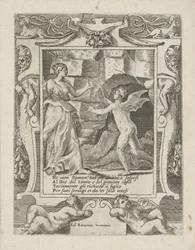 Juno megparancsolja az alvásnak, hogy szálljon le a Jupiterre Juno szerelme, haragja és féltékenysége (sorozat címe) Amori sdegni et gielosie di Giunone (sorozat címe)