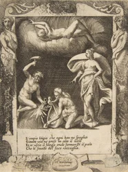 Litigiumot eltávolítanak a Káosz testéből, miközben anyját a levegőbe dobják, beállítva..., 1531-76.
