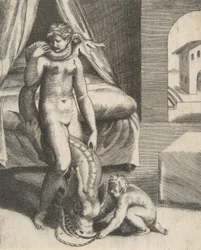 Neptunusz és Melanthe, Az istenek szerelmeiből, kb. 1531-76.