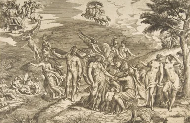 A párizsi ítélet, kb. 1550-60.