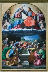 A Szűz megkoronázása, az úgynevezett „Monteluce-i Madonna“