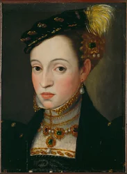 Magdalena főhercegnő, I. Ferdinánd császár lánya (olaj, fa)