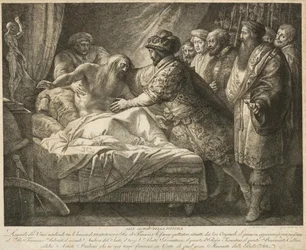 A festészet allegóriája Leonardo da Vinci halála, c. 1790.