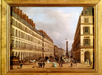 La rue Castiglione Párizsban 1829-ben (festmény)