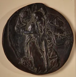 Angyali üdvözlet (bronz)