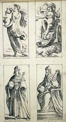 Giuseppe Maria Mitelli 17. századi tarotkártyái