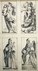 Giuseppe Maria Mitelli 17. századi tarotkártyái