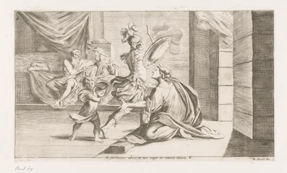 Aeneas voor de strijd felé indul Ha el akarsz pusztulni, el fogsz menni, és mindenben elragadsz minket (cím a tárgyon) Omzwervingen van Aeneas (sorozat címe) L