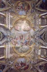 Szent Pál tettei Areopagusban, Bologna, Olaszország (fotó)