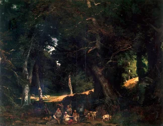 Erdő, Giuseppe Palizzi festette