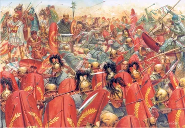 Ókori Róma: a carrhae-i (vagy charani) csata, amelyben a Crassus tábornok vezette római légiókat Surena tábornok párthusai június 9-én legyőzték