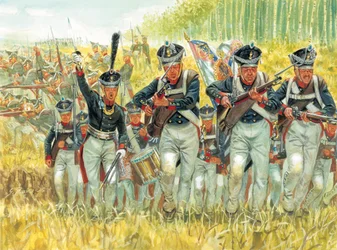 Orosz kampány: Napóleon (1769-1821) hadserege ellen 1812-ben - Francia invázió Oroszországban: orosz császári gyalogság I. Napóleon nagy hadserege ellen