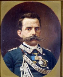 I. Humbert (1844-1900). G. Riva festménye. Risorgimento Múzeum. Milánó
