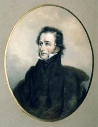 Niccolo Paganini portréja