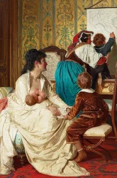 A jó anya örömei (Le gioie della buona mamma). 1877