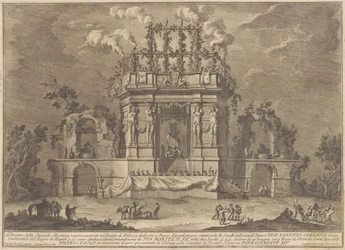 Az 1771-es Seconda Macchina Chinea számára: Bacchusnak szentelt örömpalota, 1771.