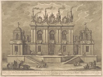 A Seconda Macchina for the Chinea 1775: Bikaviadal, 1775.