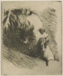 Edgar Degas portréja, 1875 (szárazhús)
