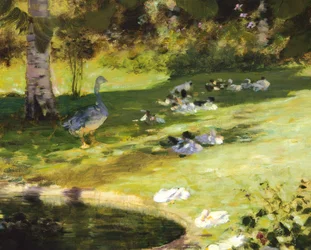 Reggeli a kertben, Giuseppe de Nittis, részlet