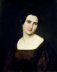 Ciociarai (közép-olasz) nő Giustiniano degli Avancini (1807-1843) alkotása.