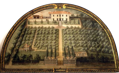 Villa di Marignolle, Giusto Utens (XVI. század).