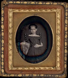 Egy lány portréja,c. 1850 (fotó)