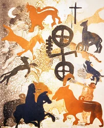 Holdfény, 2000 (monoprint)