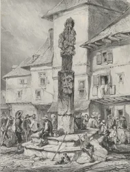 Chaudesaigues-kereszt, 1831.