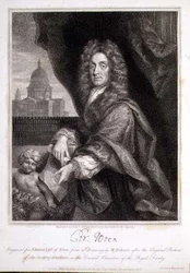 Christopher Wren portréja Elme 