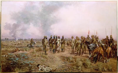 Az atbarai csata után, 1898. április 8. (olaj, vászon)