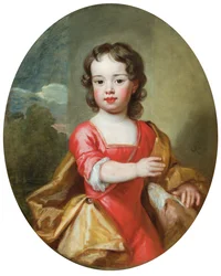 Algernon Seymour, Hertford grófjának, később Somerset 7. hercegének portréja, 4 év körüli kisfiú, 1688 körül (olaj, vászon)