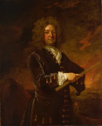 Sir John Leake ellentengernagy (1656-1720), 17. század vége-18. század eleje (olajfestmény)