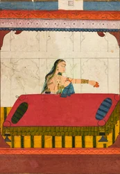 Egy elhagyatott szerető, egy Rasamanjari töredéke, kb. 1710-kb. 1715.