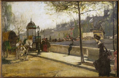 Paris Quay (olaj, vászon)
