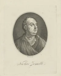 Niccolò Jommelli zeneszerző portréja 1714-1774.