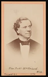 Robert McClelland portréja 1807-1880, 1876.