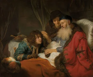 Izsák megáldja Jákóbot. 1638 körül