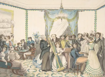 Egy koncert, 1820-30.