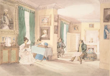 Belső Hattonban, Warwickshire-ben, 1820-30.