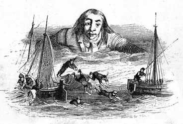 Illusztráció a Jonathan Swift által írt Gulliver utazásaihoz