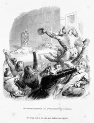 A rómaiaknál van Hernani első ábrázolása Victor Hugo (1830). Louis Reybaud által írt rajzfilm: „Jerome Paturot társadalmi pozíciót keresve”.